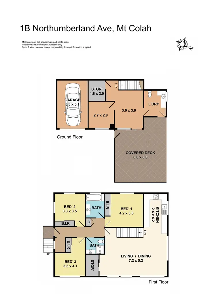 Floorplan of Homely house listing, 1B Northumberland  Avenue, Mount Colah NSW 2079
