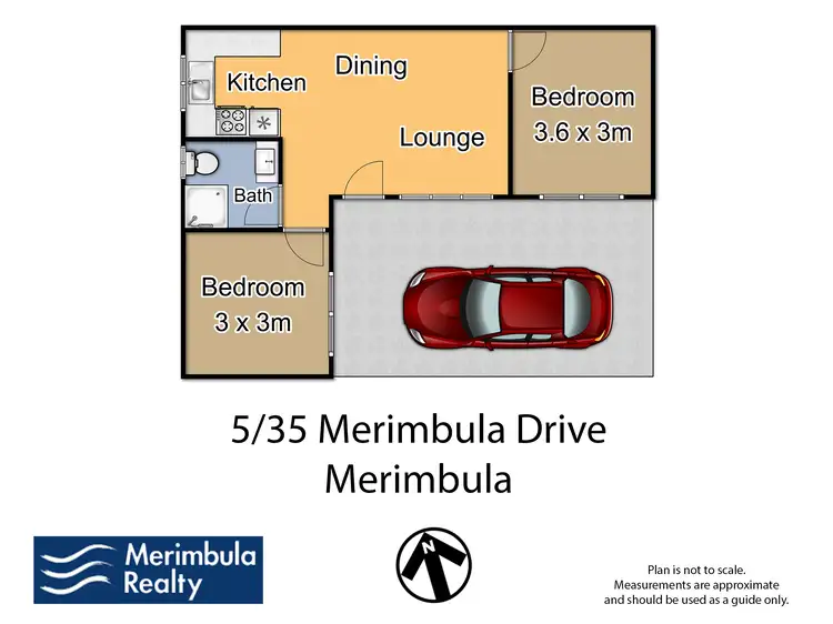 Floorplan of Homely unit listing, 5/35 Merimbula Drive, Merimbula NSW 2548