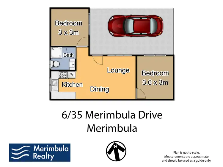 Floorplan of Homely unit listing, 6/35 Merimbula Drive, Merimbula NSW 2548