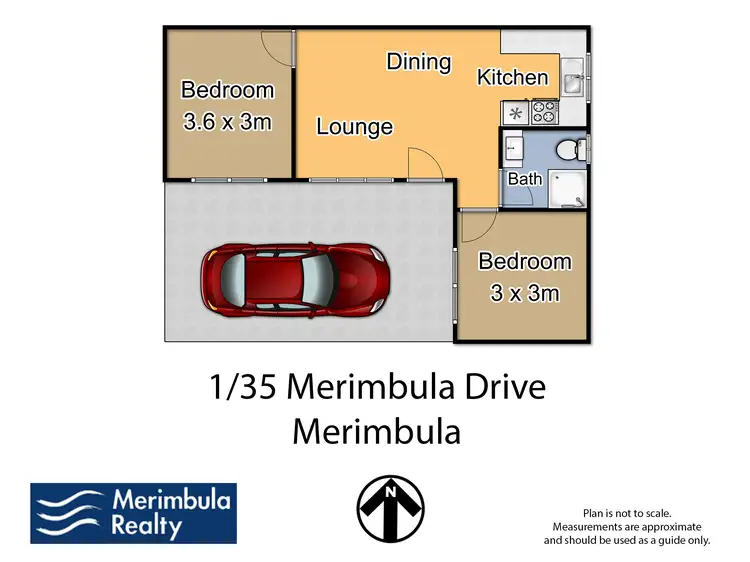 Floorplan of Homely unit listing, 1/35 Merimbula Drive, Merimbula NSW 2548
