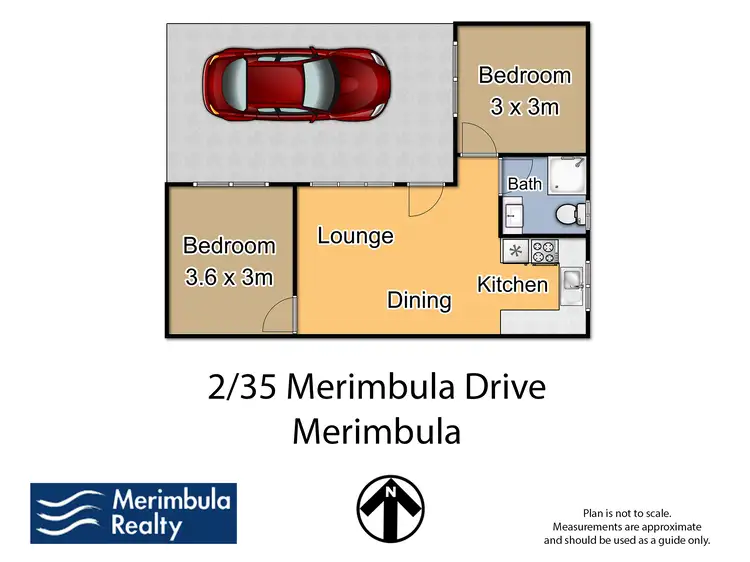 Floorplan of Homely unit listing, 2/35 Merimbula Drive, Merimbula NSW 2548