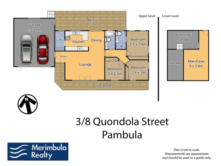 Floorplan of Homely villa listing, 3/8 Quondola Street, Pambula NSW 2549