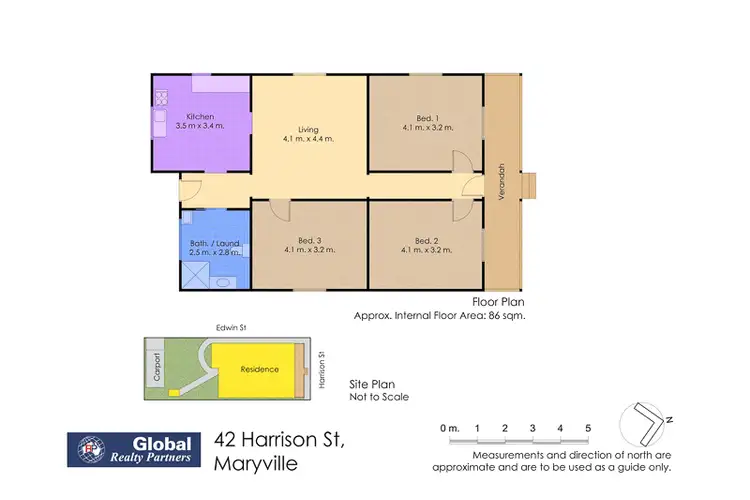 Floorplan of Homely house listing, 42 Harrison Street, Maryville NSW 2293