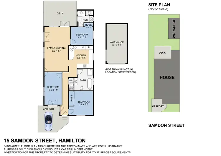 Floorplan of Homely house listing, 15 Samdon Street, Hamilton NSW 2303