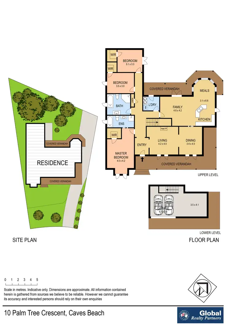 Floorplan of Homely house listing, 10 Palm Tree Cres, Caves Beach NSW 2281
