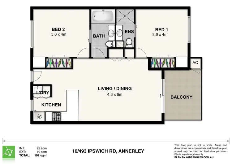 Floorplan of Homely apartment listing, - Norman St, Annerley QLD 4103