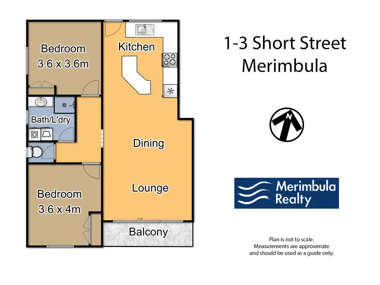 Floorplan of Homely unit listing, 1/3 Short Street, Merimbula NSW 2548