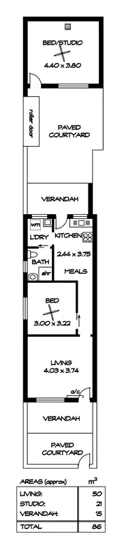 Floorplan of Homely house listing, 2 Taylor Street, Brompton SA 5007