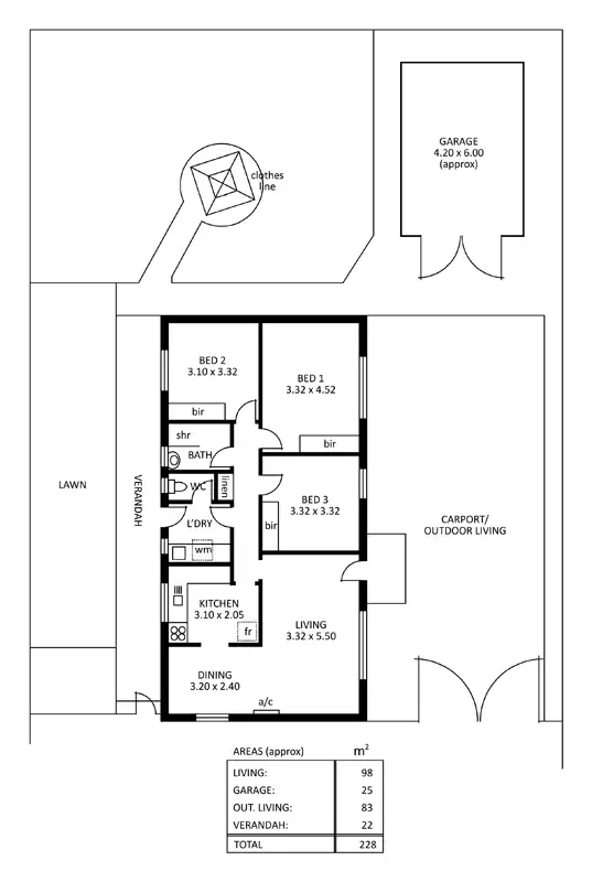 Floorplan of Homely house listing, 36 Lionel Avenue, Blair Athol SA 5084