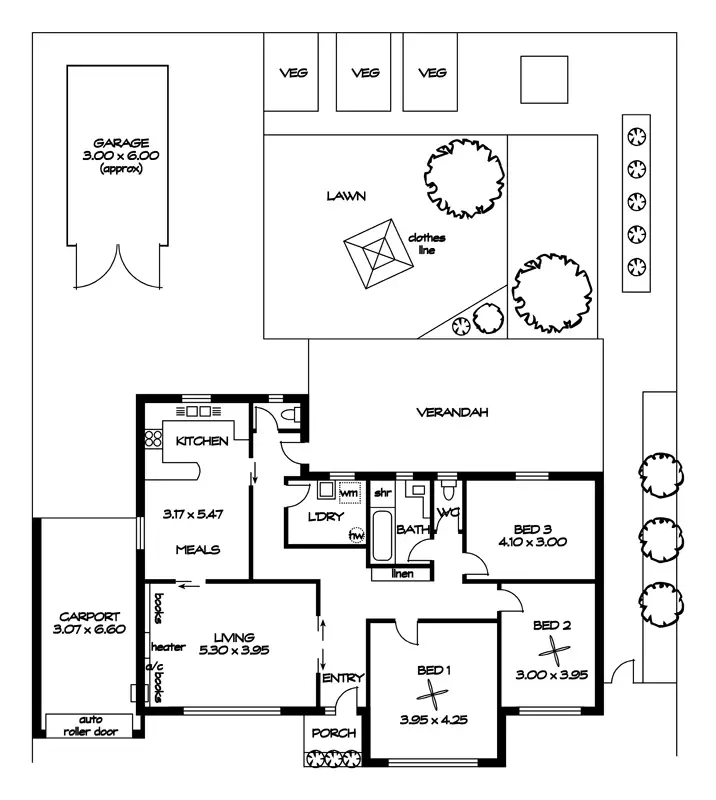 Floorplan of Homely house listing, 51 Western Parade, Brooklyn Park SA 5032
