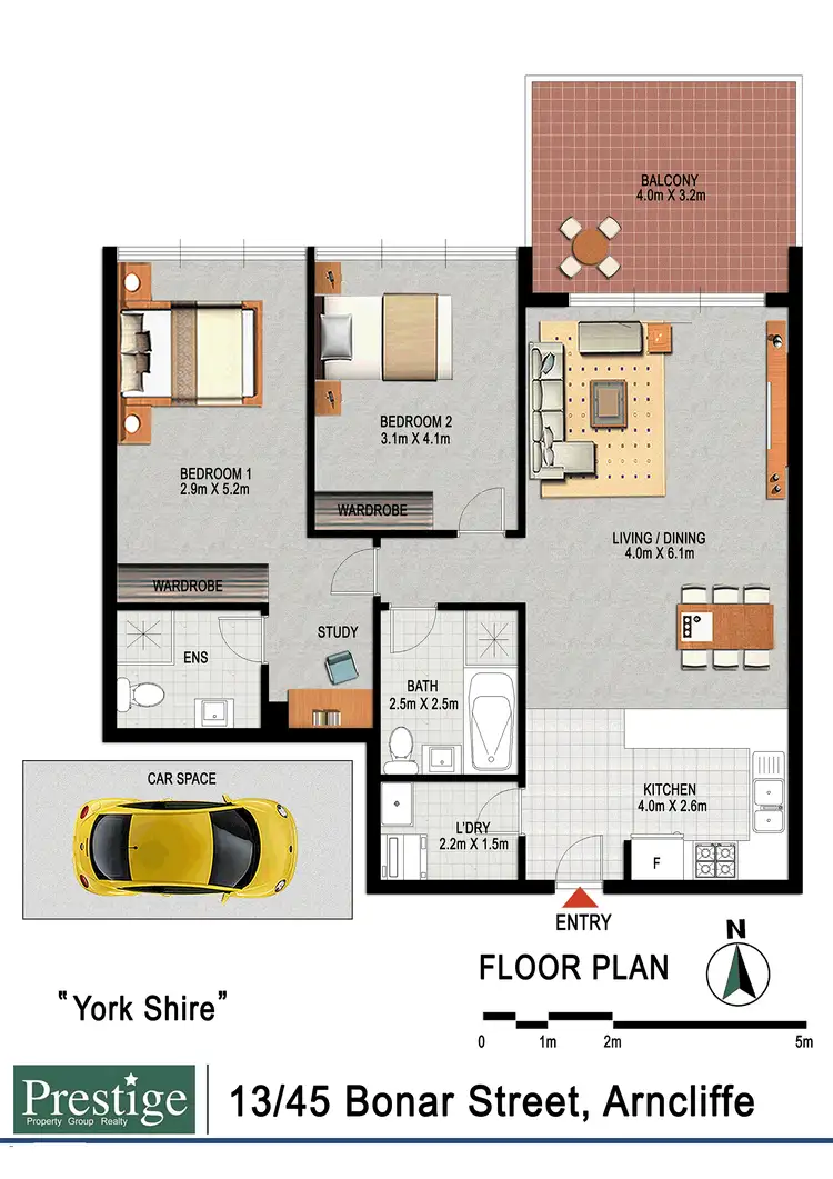 Floorplan of Homely apartment listing, 13/45 Bonar Street, Arncliffe NSW 2205
