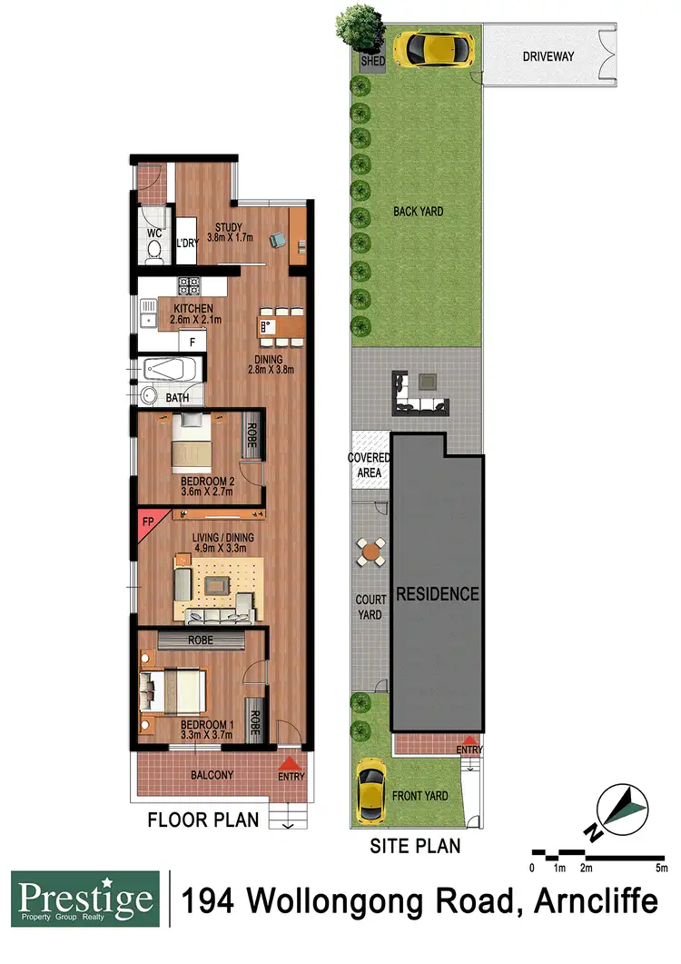 Floorplan of Homely house listing, 194 Wollongong Street, Arncliffe NSW 2205