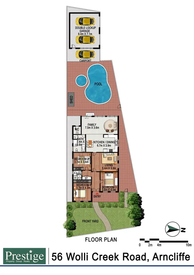Floorplan of Homely house listing, 56 Wolli Creek Road, Arncliffe NSW 2205