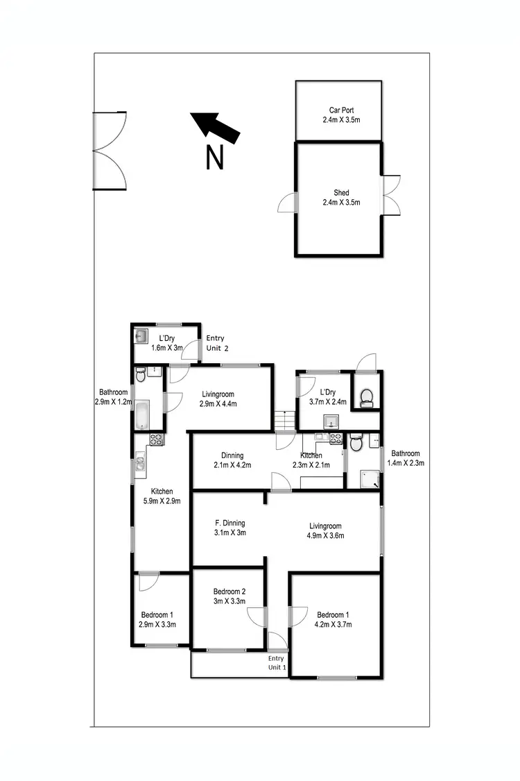 Floorplan of Homely house listing, 29 Alexandra Street, Arncliffe NSW 2205