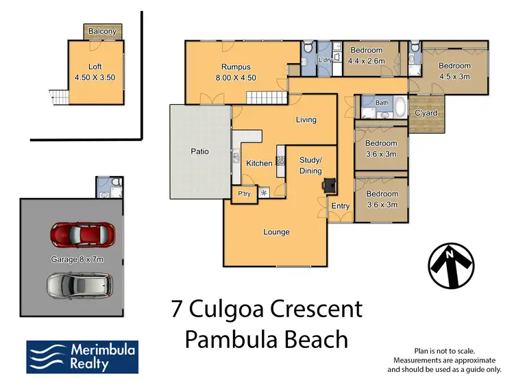 Floorplan of Homely house listing, 7 Culgoa Crescent, Pambula Beach NSW 2549