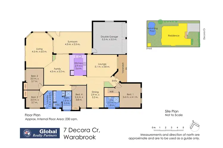 Floorplan of Homely house listing, 7 Decora Crescent, Warabrook NSW 2304