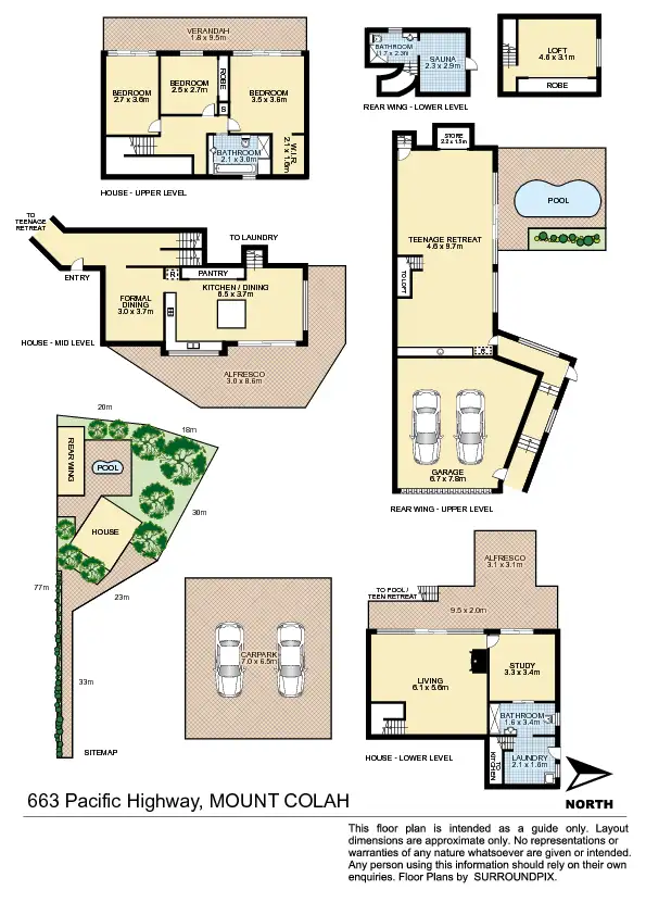Floorplan of Homely house listing, 663 Pacific Highway, Mount Colah NSW 2079