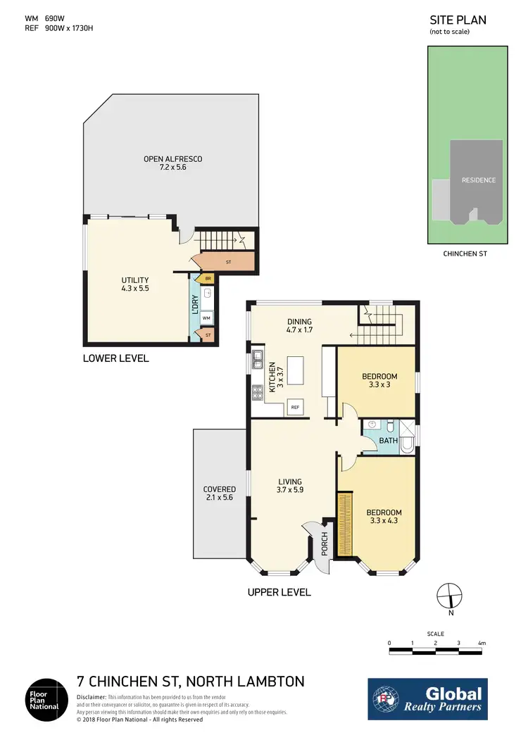 Floorplan of Homely house listing, 7 Chinchen Street, North Lambton NSW 2299