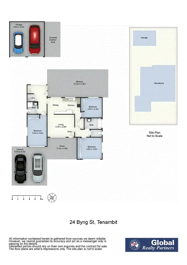 Floorplan of Homely house listing, 24 Byng Street, Tenambit NSW 2323