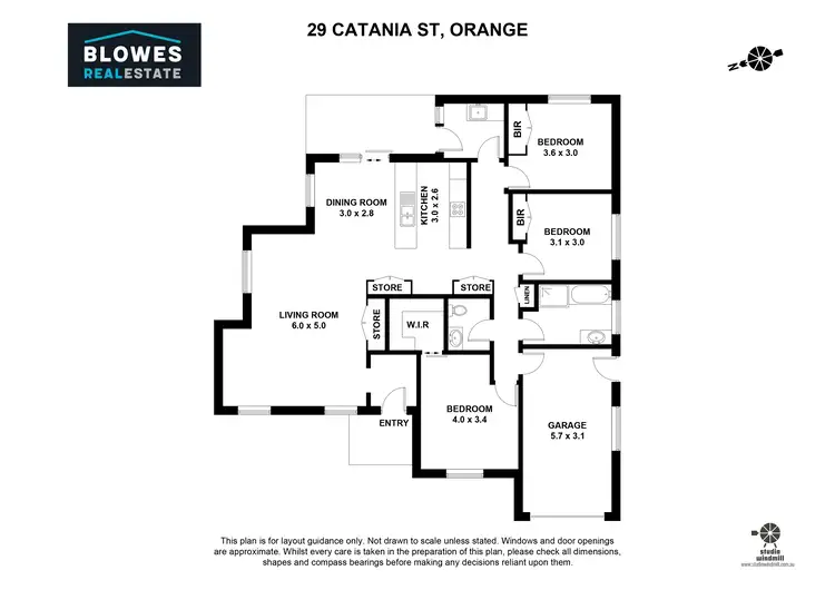 Floorplan of Homely house listing, 29 Catania Street, Orange NSW 2800
