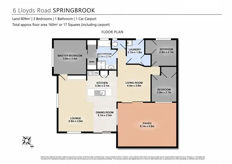 Floorplan of Homely house listing, 6 Lloyds Road, Springbrook QLD 4213