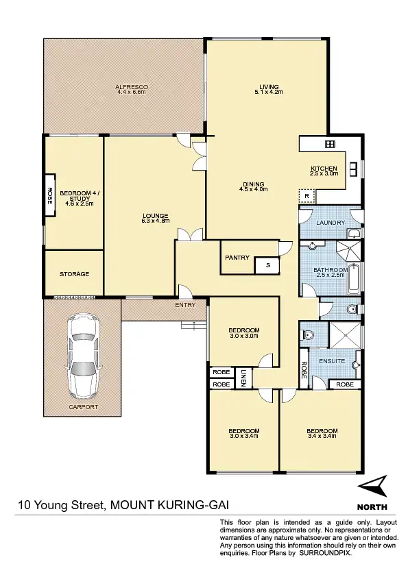 Floorplan of Homely house listing, 10 Young Street, Mount Kuring-gai NSW 2080