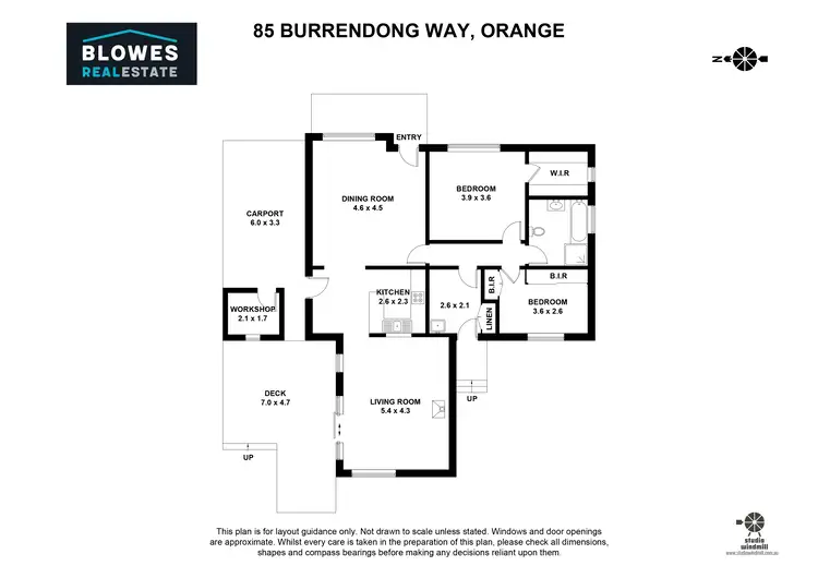 Floorplan of Homely house listing, 85 Burrendong Way, Orange NSW 2800