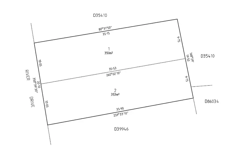 Floorplan of Homely land listing, Lot 2/94 River Drive, Athelstone SA 5076