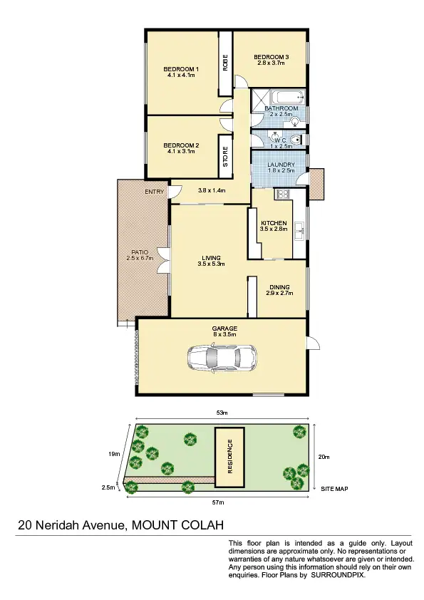 Floorplan of Homely house listing, 20 Neridah Avenue, Mount Colah NSW 2079