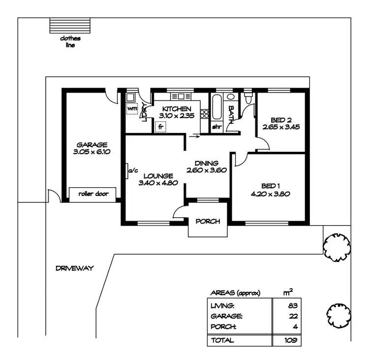 Floorplan of Homely house listing, 1 & 2/370 Military Road, Semaphore Park SA 5019