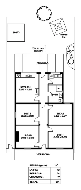 Floorplan of Homely house listing, 35 Princes St, Croydon SA 5008