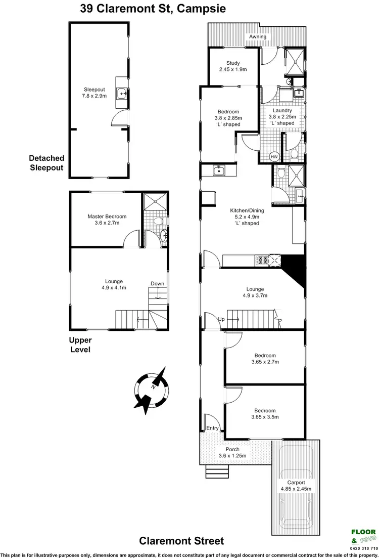 Floorplan of Homely house listing, 39 Claremont St, Campsie NSW 2194