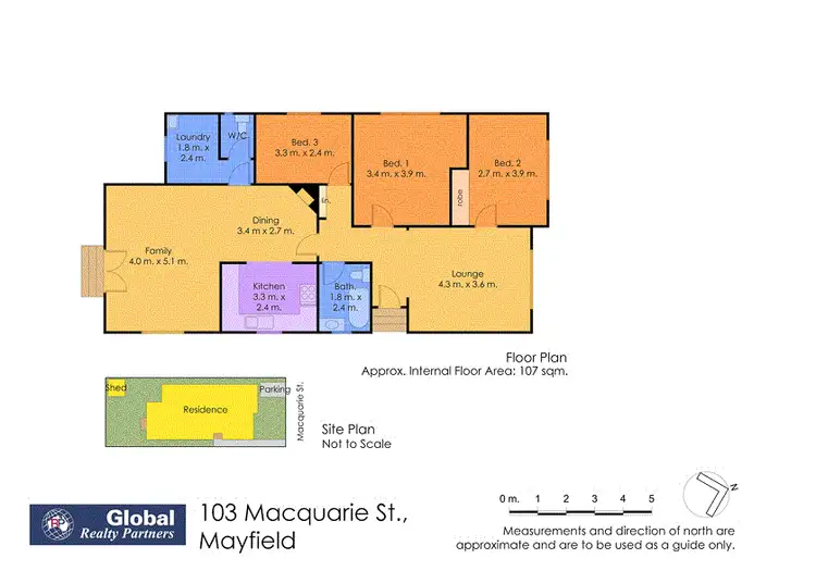 Floorplan of Homely house listing, 103 Macquarie St, Mayfield NSW 2304