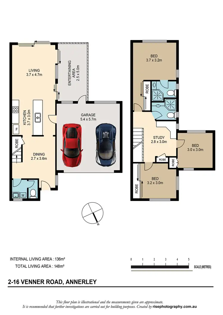 Floorplan of Homely townhouse listing, 2/16 Venner Rd, Annerley QLD 4103