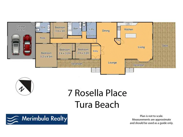 Floorplan of Homely house listing, 7 Rosella Pl, Tura Beach NSW 2548