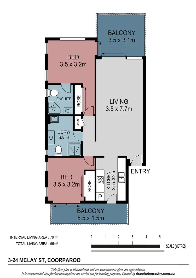Floorplan of Homely unit listing, 3/24 Mclay Street, Coorparoo QLD 4151