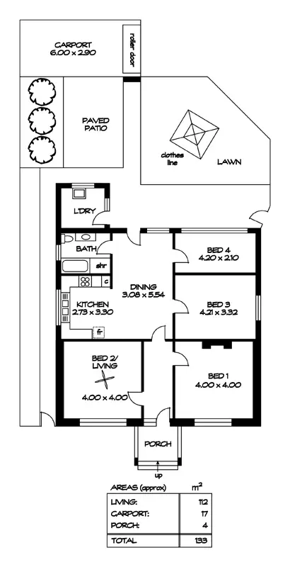 Floorplan of Homely house listing, 73A Myrtle Street, Prospect SA 5082