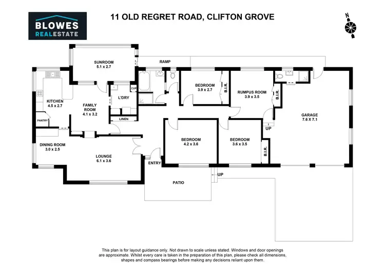 Floorplan of Homely rural property listing, 11 Old Regret Road, Clifton Grove NSW 2800