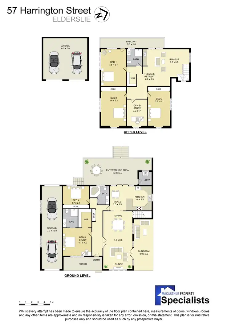 Floorplan of Homely house listing, 57 Harrington Street, Elderslie NSW 2570
