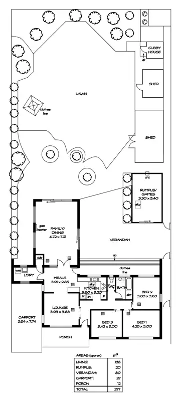 Floorplan of Homely house listing, 13 Washington Street, Vale Park SA 5081