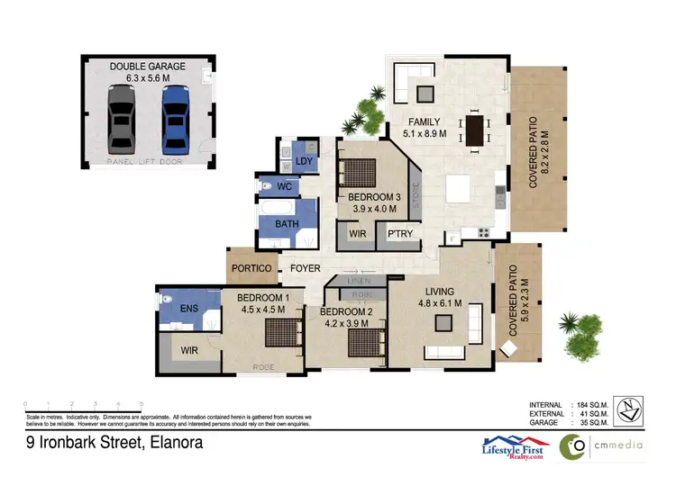 Floorplan of Homely house listing, 9 Ironbark Street, Elanora QLD 4221