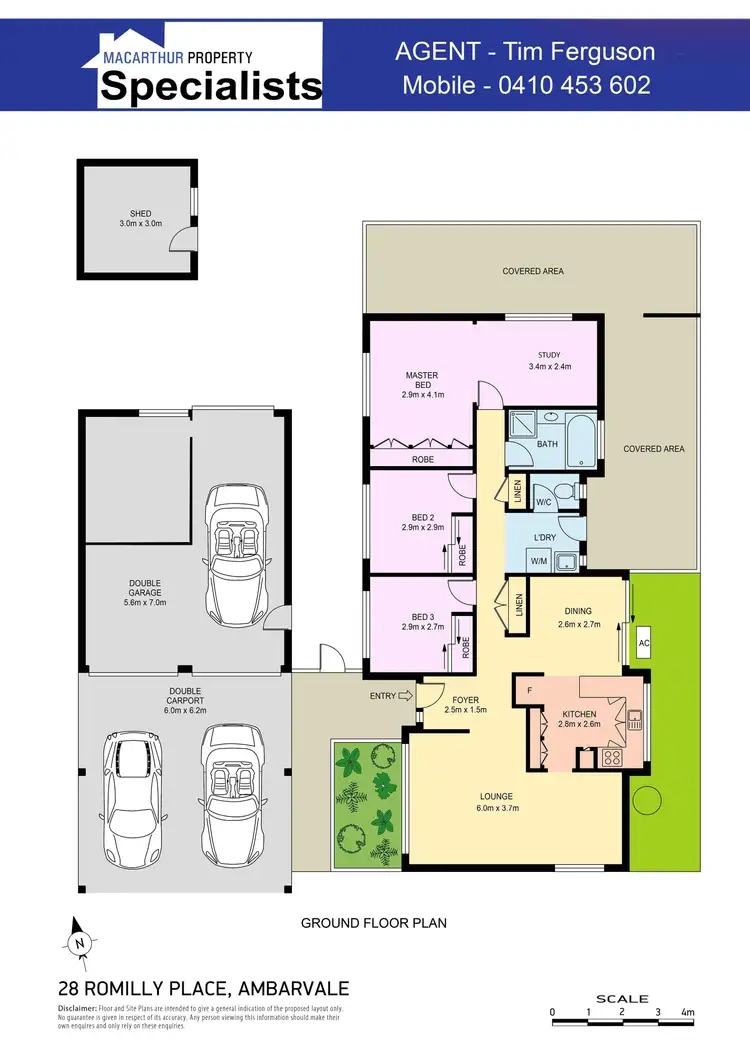 Floorplan of Homely house listing, 28 Romilly Place, Ambarvale NSW 2560