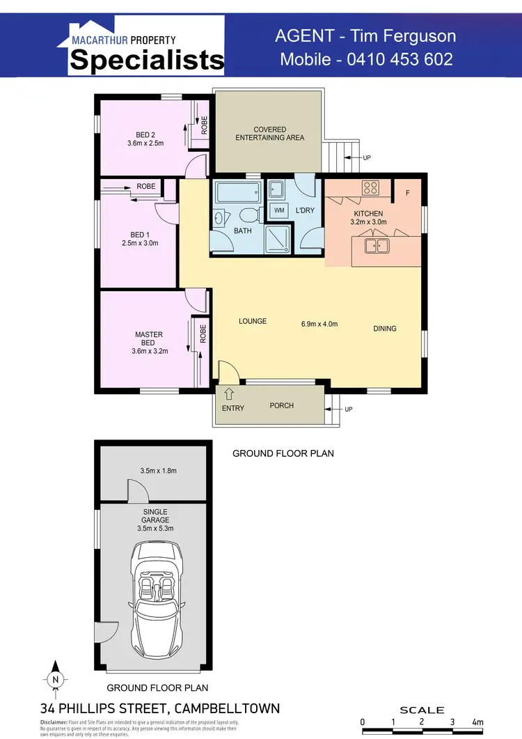 Floorplan of Homely house listing, 34 Phillip Street, Campbelltown NSW 2560