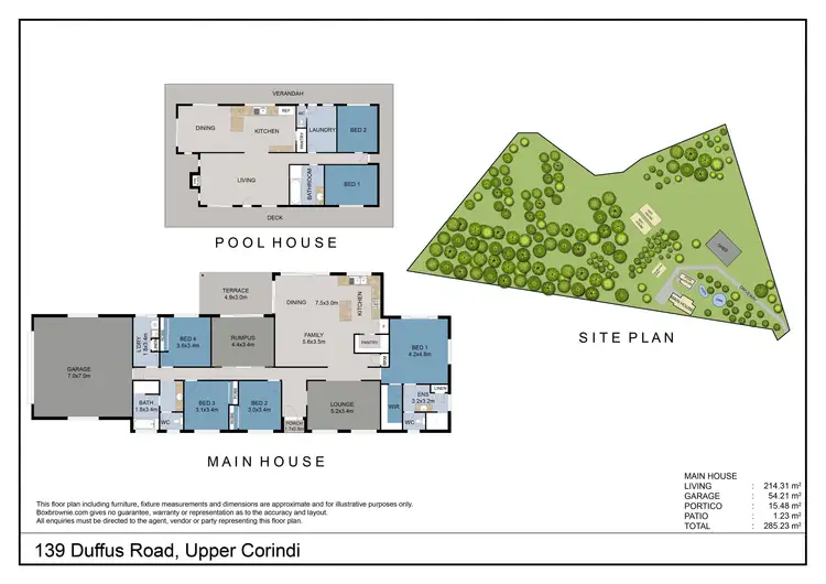 Floorplan of Homely rural property listing, 139 Duffus Road, Upper Corindi NSW 2456