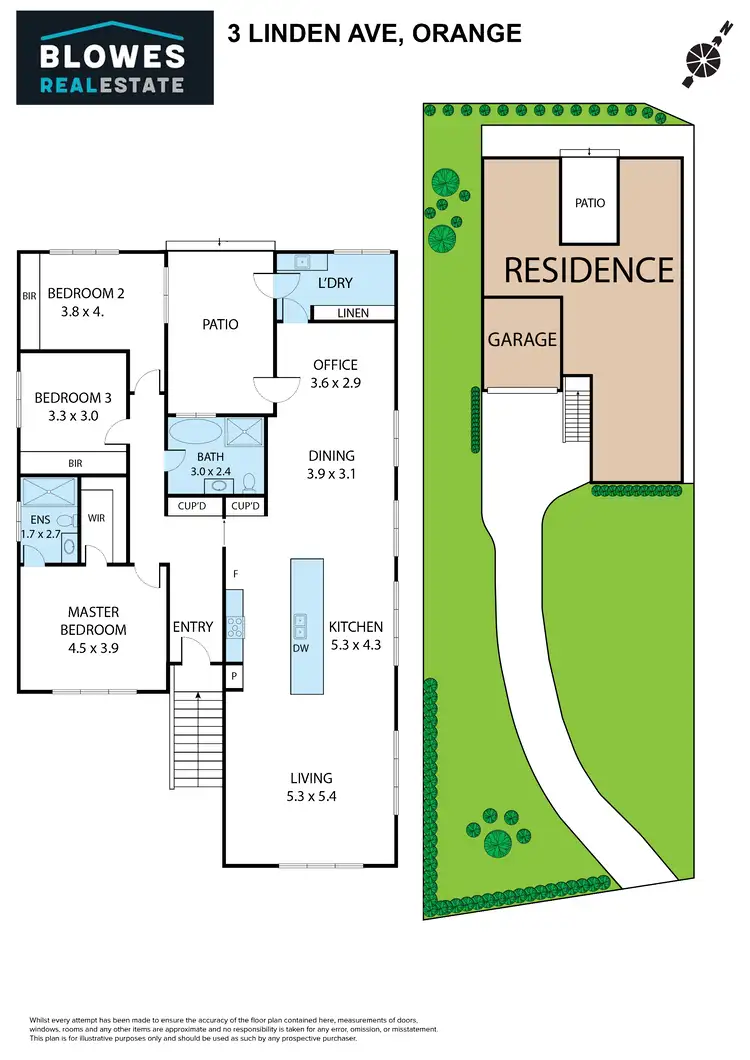 Floorplan of Homely house listing, 3 Linden Avenue, Orange NSW 2800
