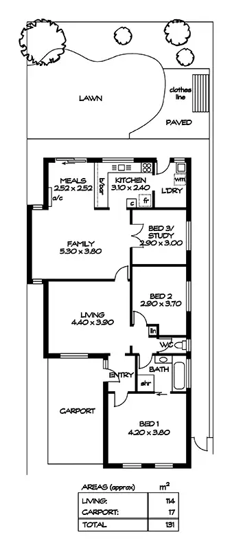 Floorplan of Homely house listing, 48 Henderson Avenue, Pooraka SA 5095