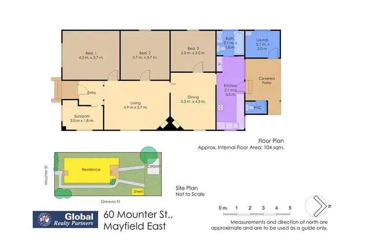 Floorplan of Homely house listing, 60 Mounter St, Mayfield East NSW 2304