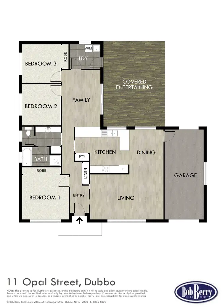 Floorplan of Homely house listing, 11 Opal St, Dubbo NSW 2830