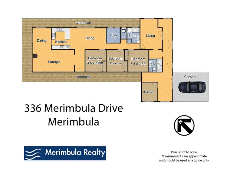 Floorplan of Homely house listing, 336 Merimbula Dr, Merimbula NSW 2548