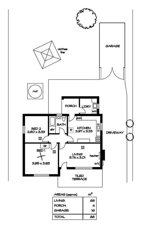 Floorplan of Homely house listing, 26 Northcote St, Kilburn SA 5084